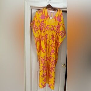 NWT Sheridan French Christy Caftan in Antiqua Palm size s/m